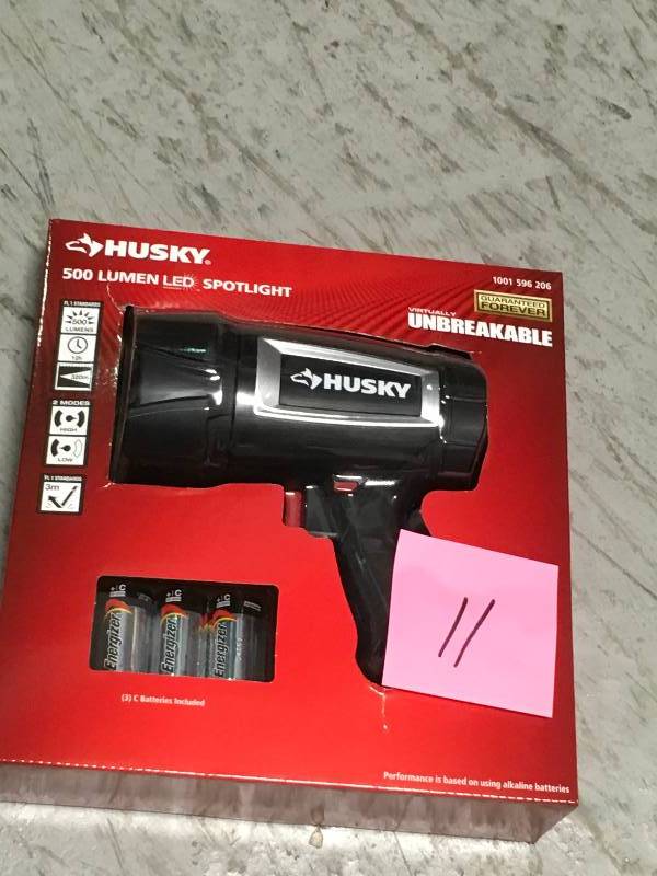 Husky 500 Lumen LED Spotlight New