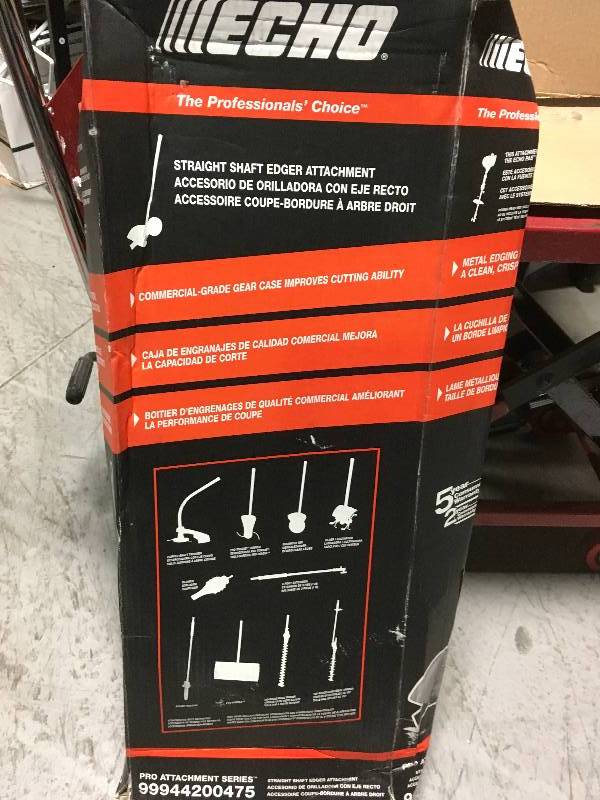 ECHO PAS Straight Shaft Edger Attachment NOT USED