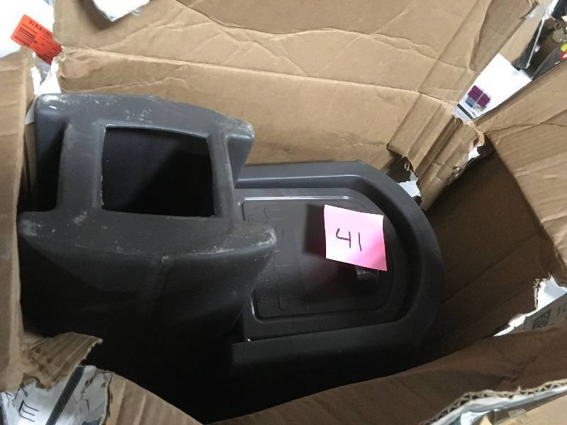 Mail Master Streamline Black OverPost Mounted Plastic Mailbox
