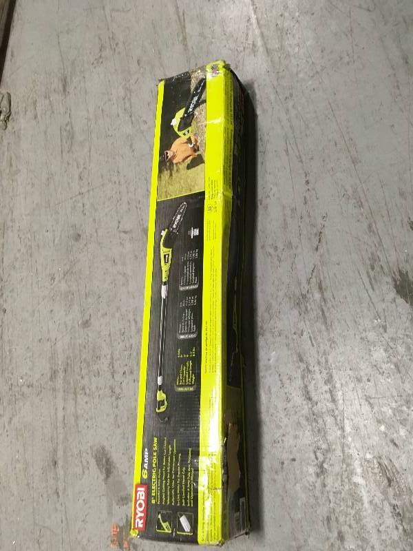 Ryobi 6 amp 8 Electric Pole Saw not used