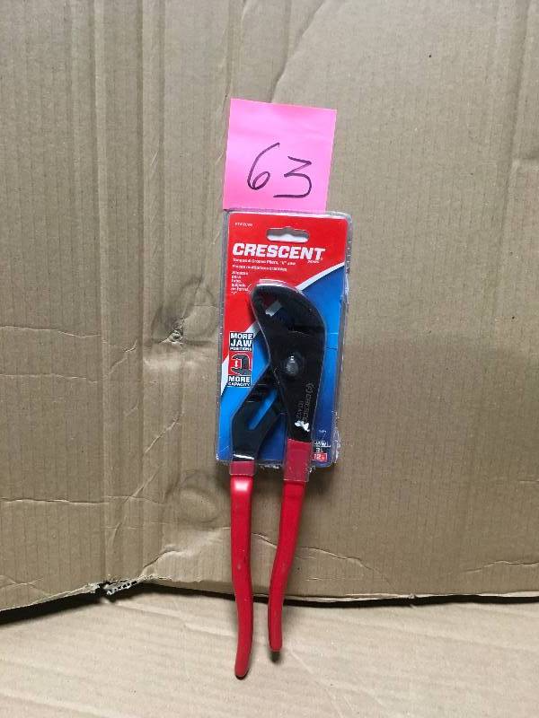 Crescent Tongue and Groove Pliers V Jaw not used