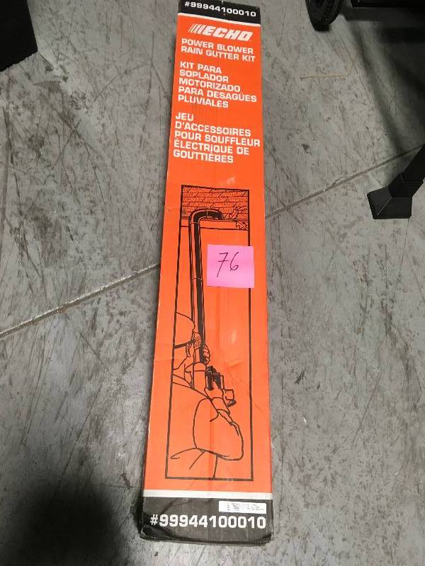 ECHO Power Blower Rain Gutter Kit not used