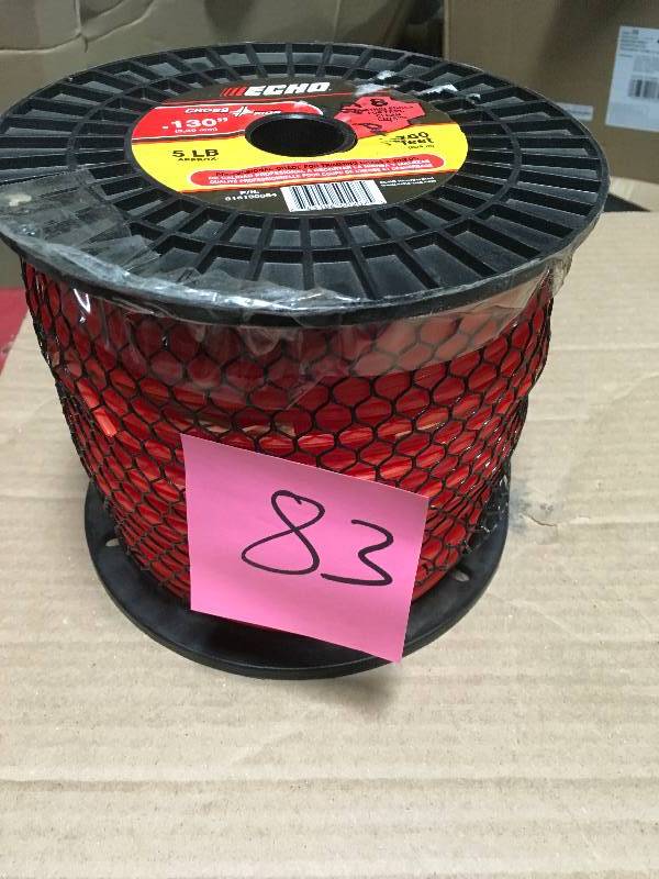 ECHO 0.130 in. Cross-Fire Trimmer Line (750 ft.) Large Spool not used