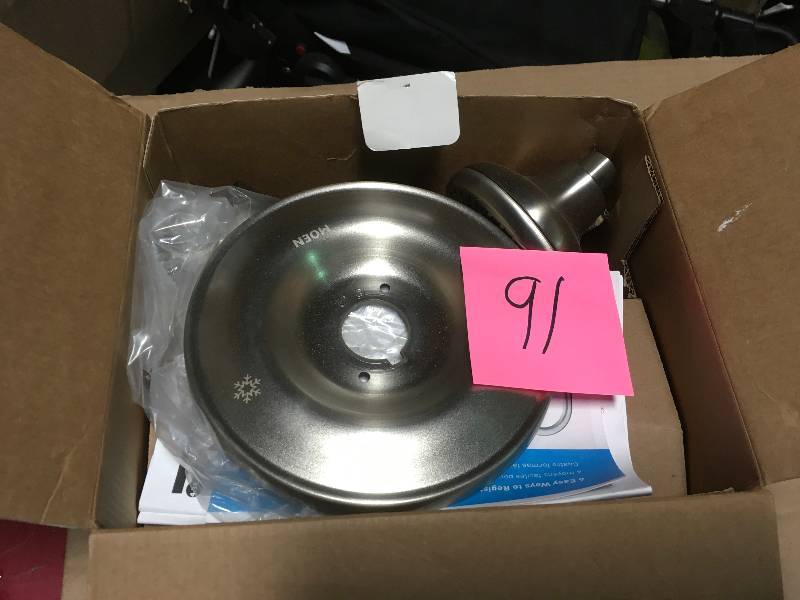 MOEN Darcy Single-Handle 5-Spray 1.75 GPM Tub and Shower Faucet with Valve in Spot Resist Brushed Nickel (Valve Included) open box in good condition