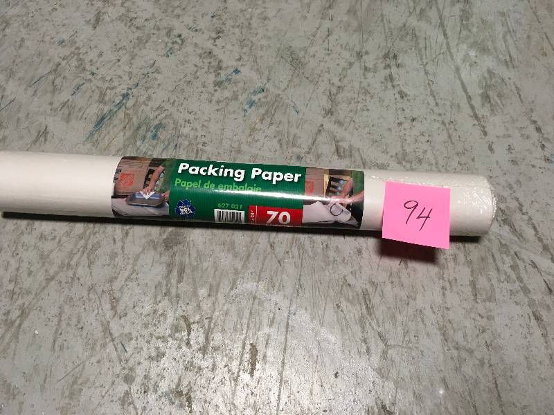 Packing Paper 70 Sheets not used