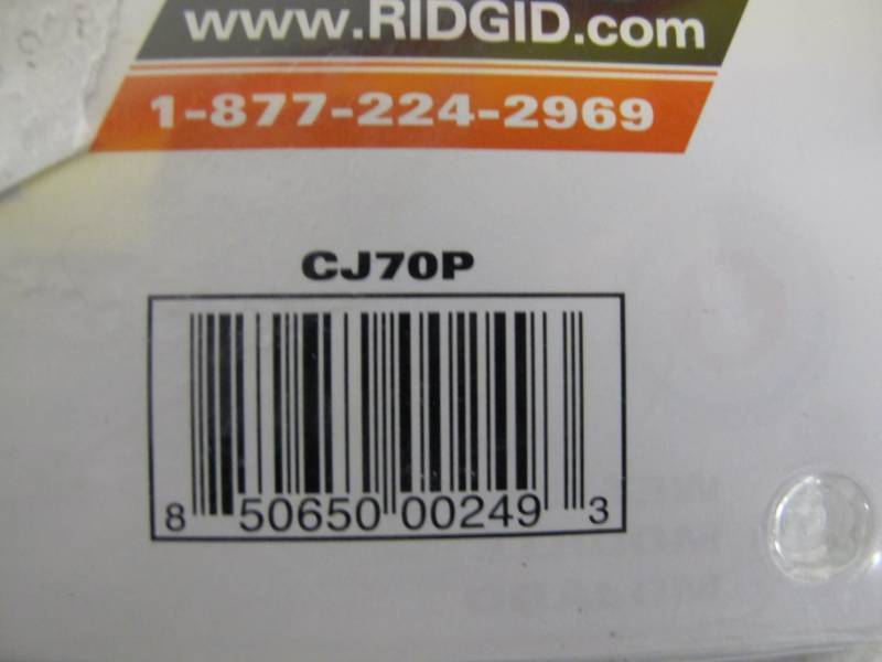 lot 17 image: RIDGID 7 Inch Professional Tile Diamond Blade CJ70P - USED