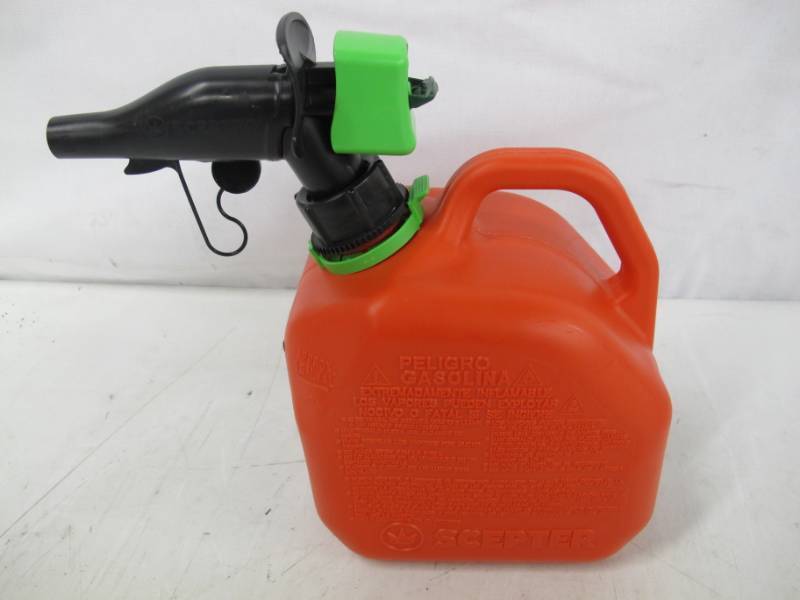 lot 99 image: Scepter SmartControl 1 Gallon Gasoline Container - NEW