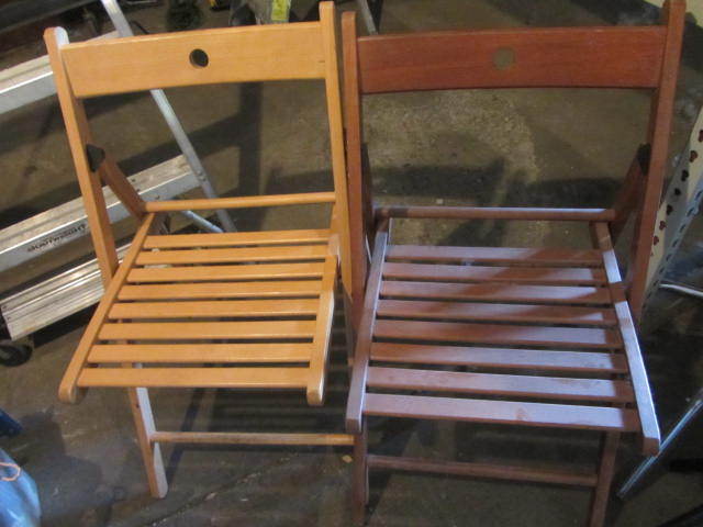 Folding Wooden Chairs