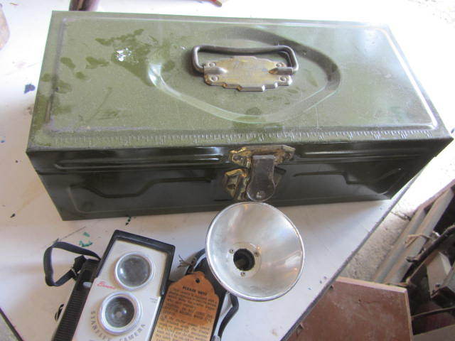 Tin Box, Brownie Starflex Camera