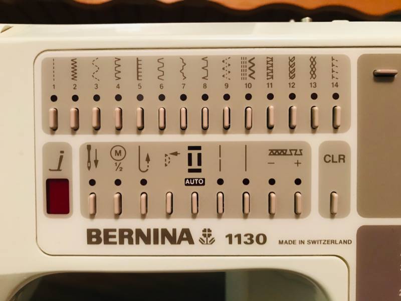 lot 8 image: Bernina 1130 Sewing Machine and Table