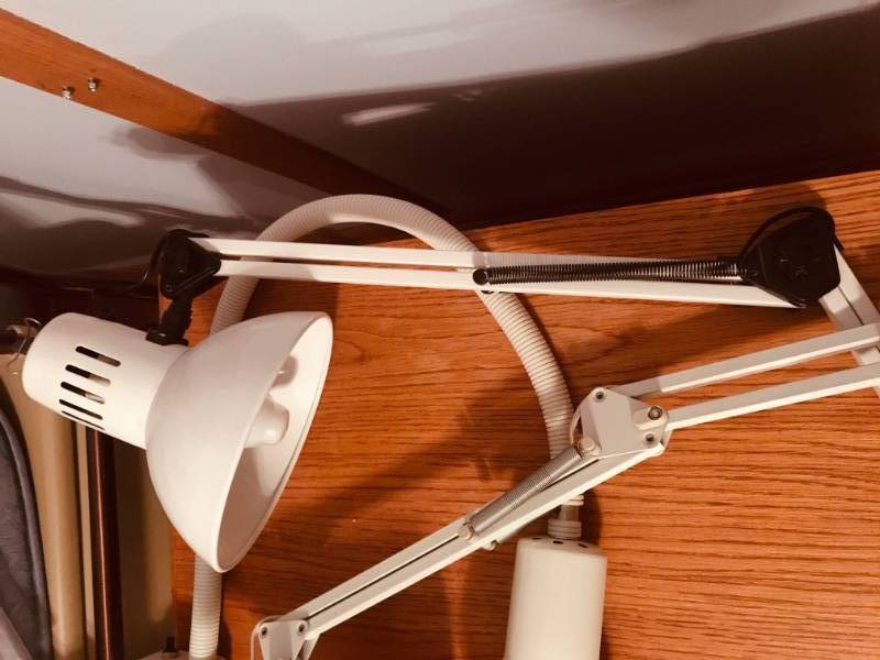 lot 42 image: (3) Adjustable  Portable  Desk Lights