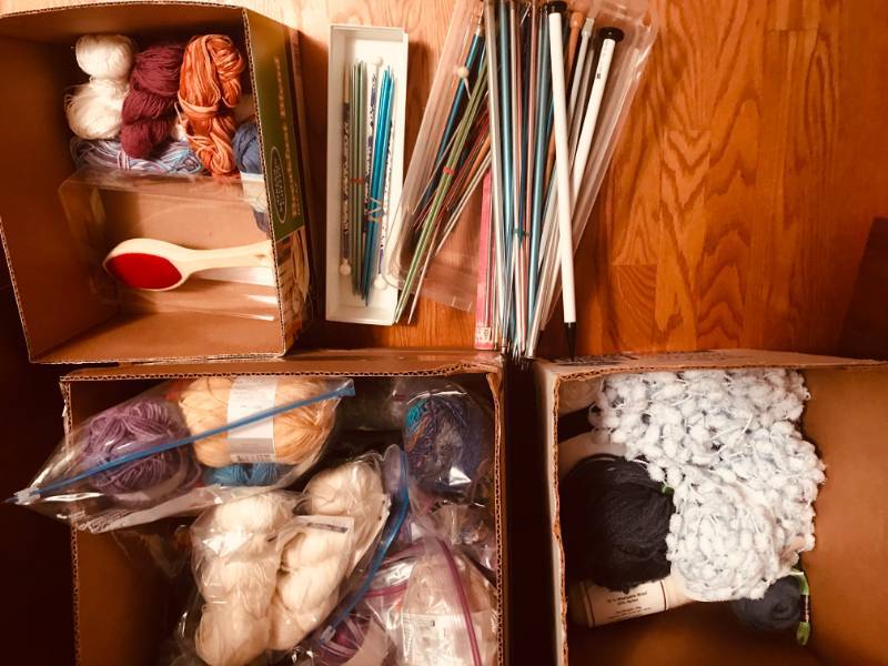 lot 109 image: Knitting Tools  Yarn  Etc.