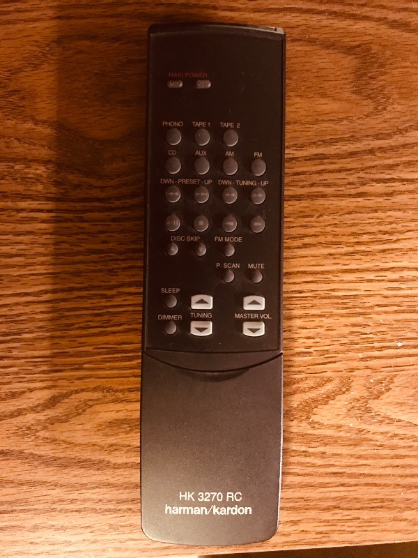 lot 113 image: HarmonKardon Receiver HK3270 with Remote Control
