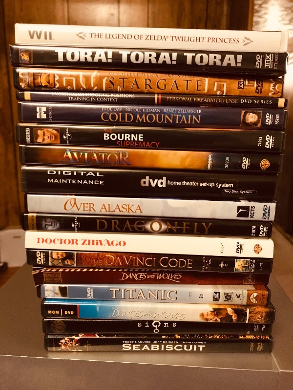 lot 147 image: DVDS  VHS Movies