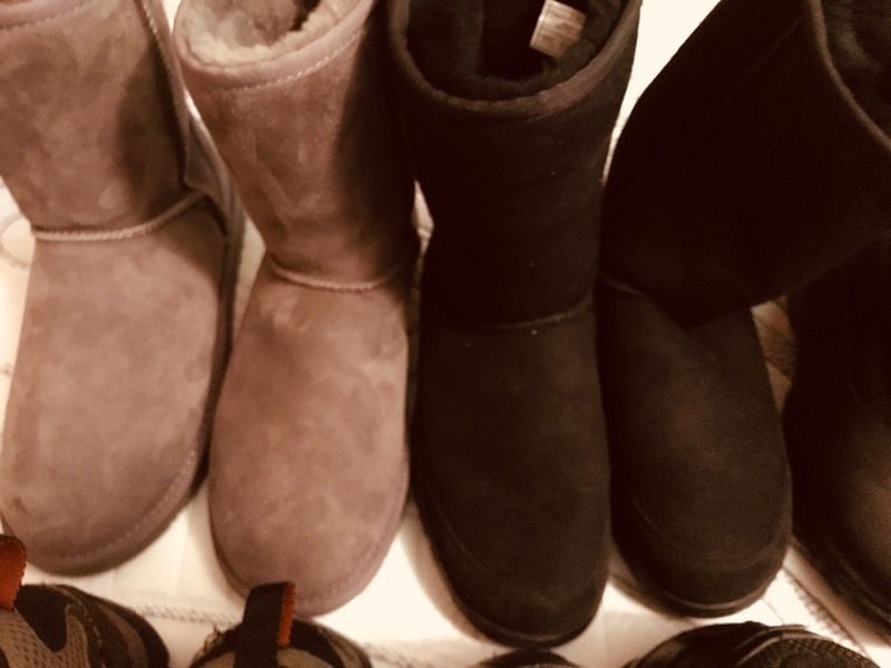 lot 182 image: Uggs Size 9 , Size 13 Merrell, Nike, Cabellas Etc