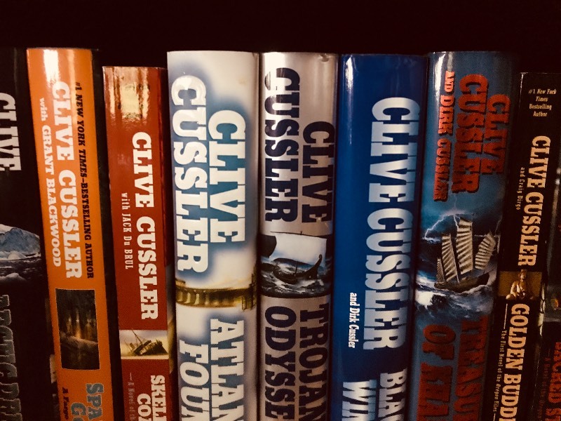 lot 186 image: Clive Cussler Book Collection Etc.