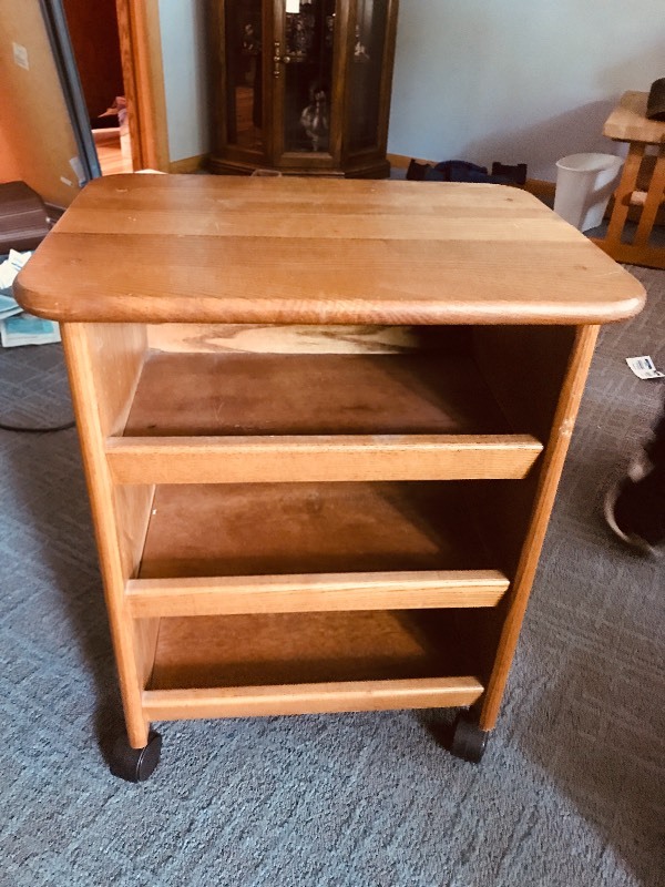 lot 38 image: End Tables  Crafting Tables  Planter
