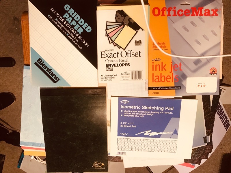 lot 167 image: Designer Printer Paper  Greeting Cards  Labels  Etc.