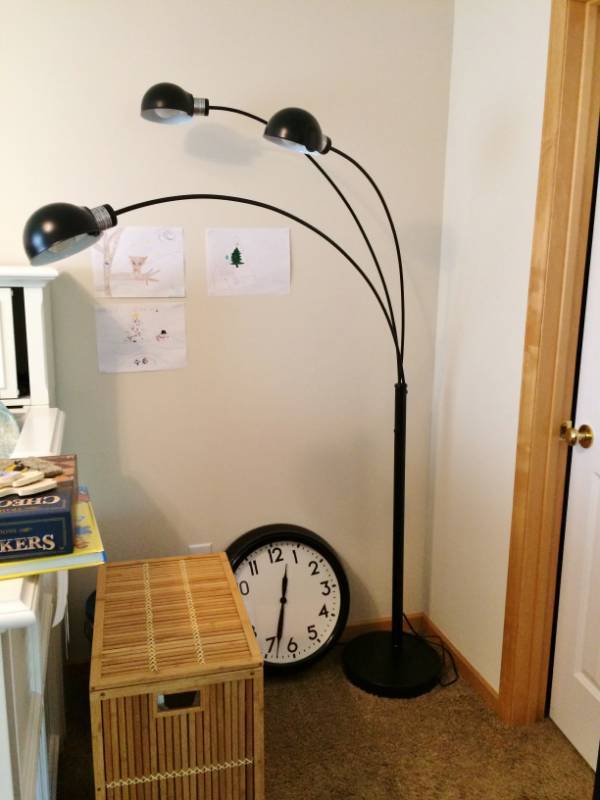 Contemporary Mcm West Coast Lighting 3 Light Arcing Contemporary Mcm West Coast Lighting 3 Light Arcing