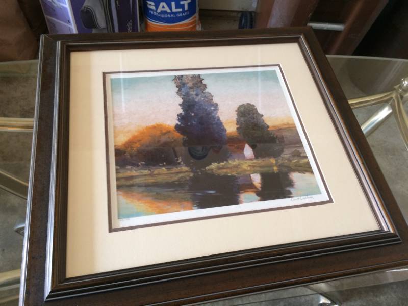 lot 40 image: WOW ARTISTS PROOF SIGNED AND NUMBERED 19X17 STONEHOUSE 1 BY ARTIST KENT LOVELACE - EXCELLENT CONDITION WITH CERTIFICATE OF AUTHENTICITY