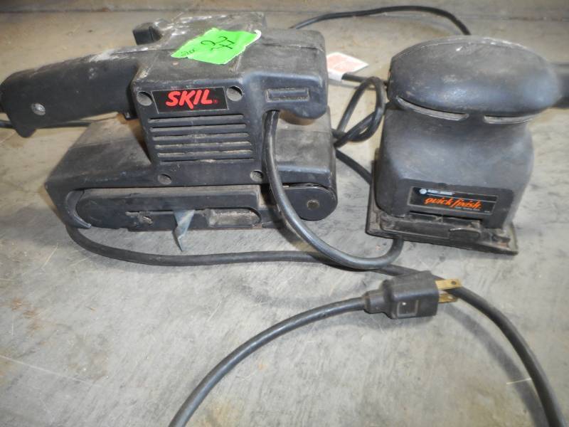 Tool Box w Tools (#21)  Electric Sanders (#27)