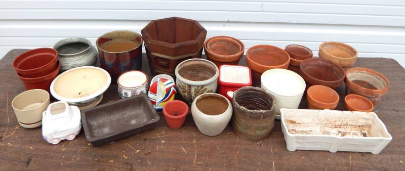 lot 34 image: Huge Lot of Indoor and Outdoor Plant Pots