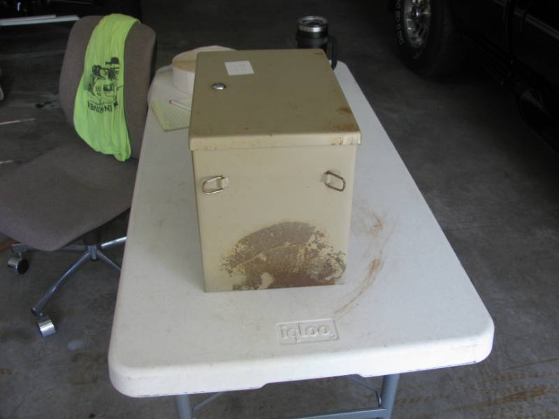 lot 60 image: Steel Box Safe # 75