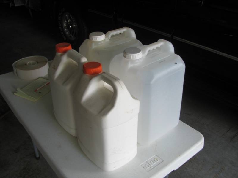 lot 68 image: Plastic Jugs # #85