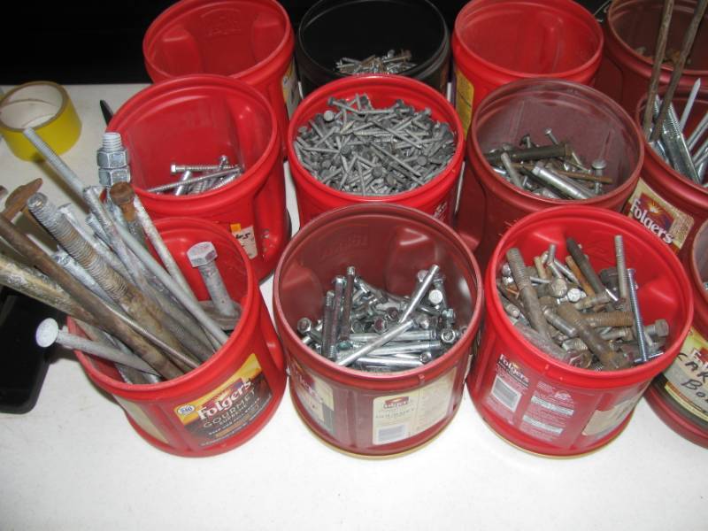 lot 155 image: Lag Bolts, Screws, Carriage Bolts # 165