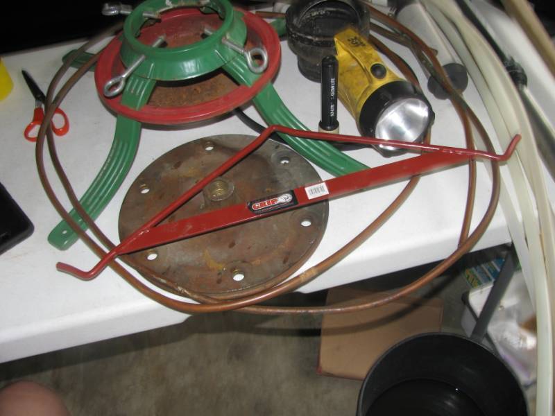 lot 158 image: 55 gal Barrel pumps scrub brush # 168