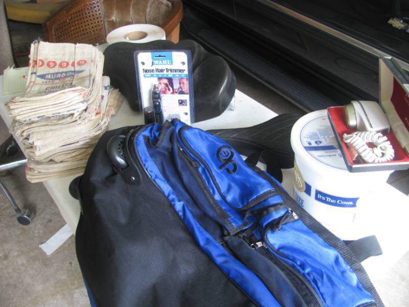 lot 191 image: Bicycle Seats, Canvas Bags, # 204