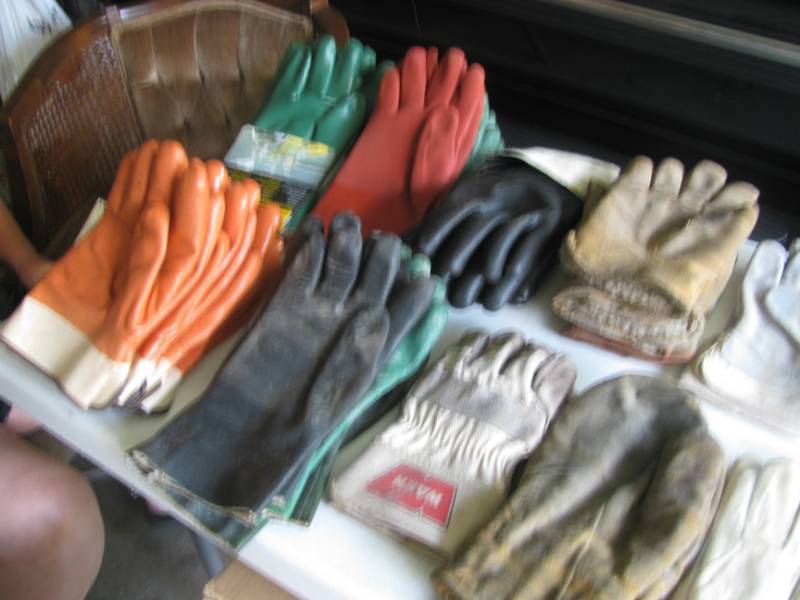 lot 204 image: Rubber Gloves New & Used #217