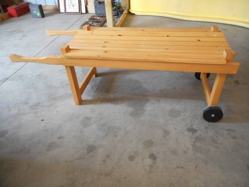 Portable Wooden Bench