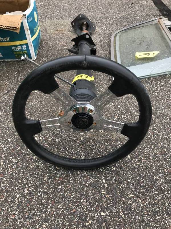 lot 99 image: Steering Column wGrant Steering Wheel