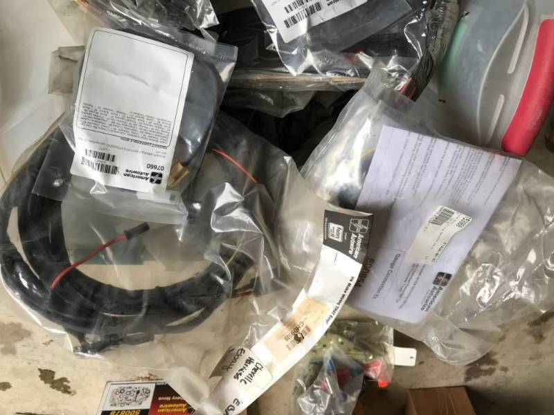 lot 198 image: Large Lot of Misc Wire Harnesses - New - GM