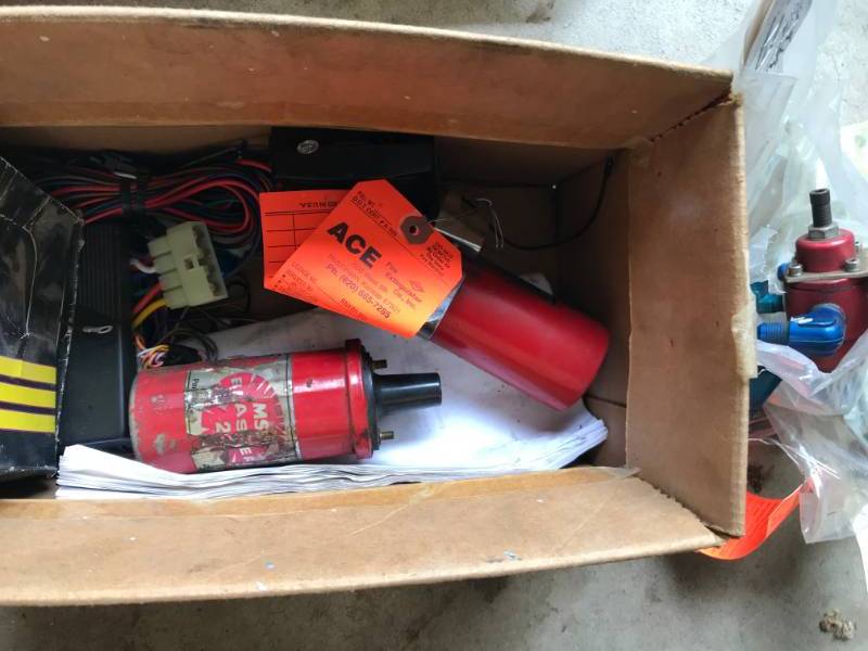 lot 229 image: Fuel Regulator - Door Latches Chevelle - Key-less entry MSD Coils