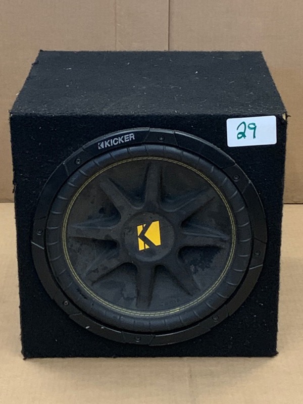 lot 29 image: (1) Kicker 12 Subwoofer With Box