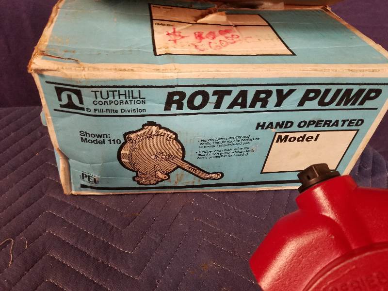 lot 11 image: Tuthill Hand Rotary Pump