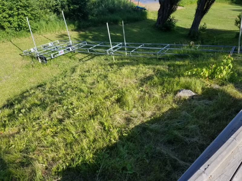 lot 2 image: 48 Foot Cedar Decking Dock