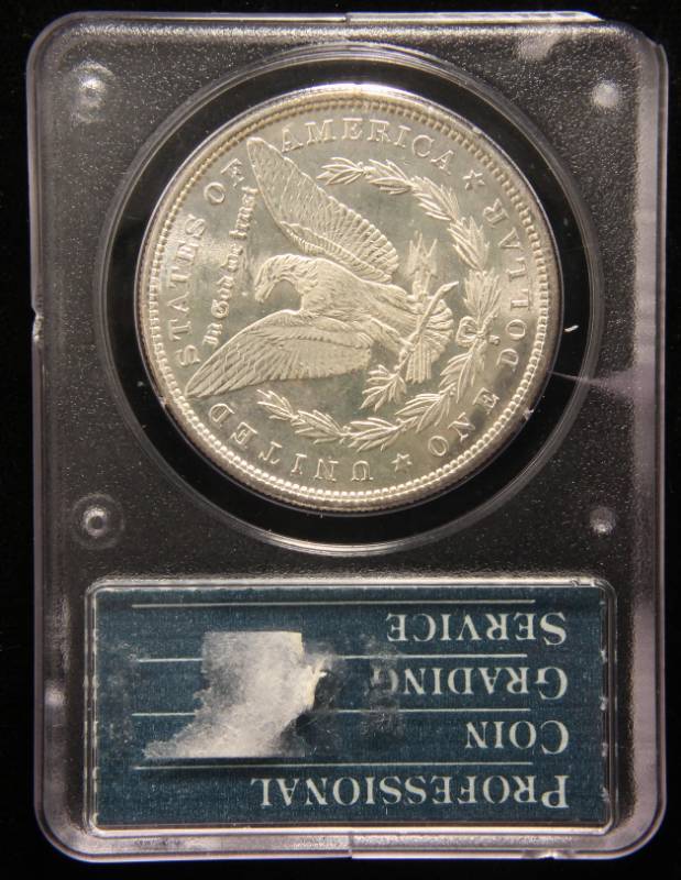 1881-S MORGAN SILVER DOLLAR MS64 PCGS FIRST GENERATION HOLDER