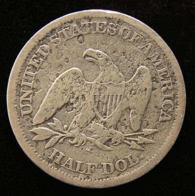 1864-S SEATED LIBERTY HALF DOLLAR CIVIL WAR DATE COIN