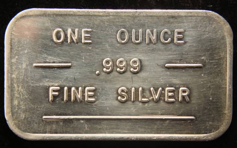1 TROY OZ. .999 FINE SILVER BAR EAGLE CAPITAL G&A MINT