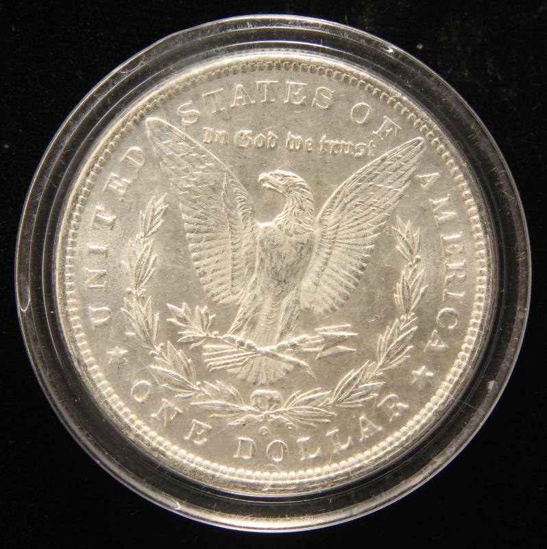 1880-O MORGAN SILVER DOLLAR UNC IN AIRTITE