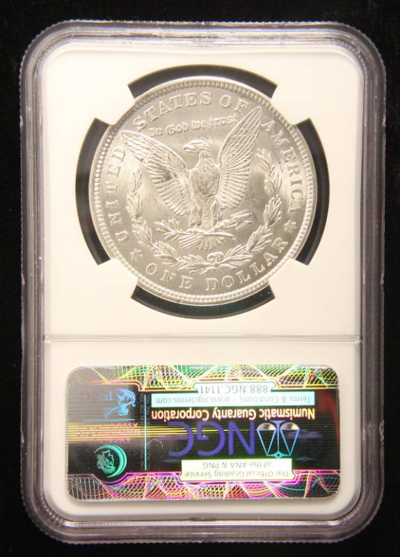 1921 MORGAN SILVER DOLLAR MS62 NGC