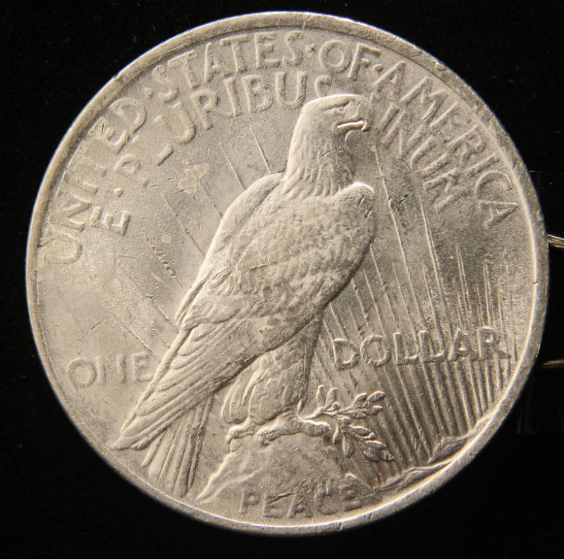 1923 PEACE SILVER DOLLAR BU-UNC