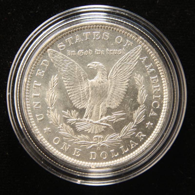 1882-O MORGAN SILVER DOLLAR UNC IN AIRTITE