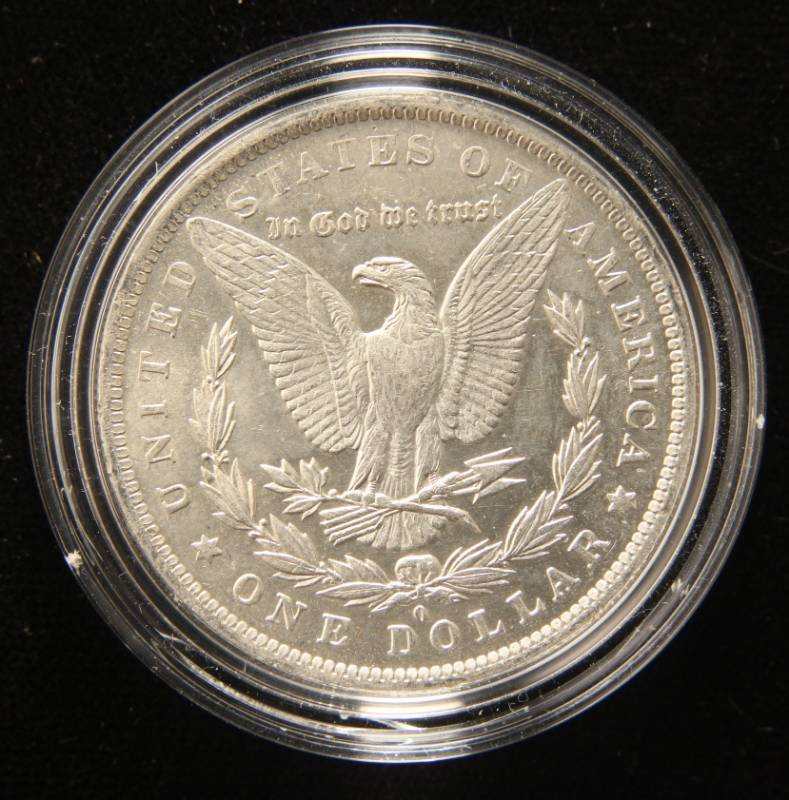 1883-O MORGAN SILVER DOLLAR UNC IN AIRTITE