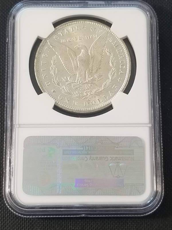 1900-O MORGAN SILVER DOLLAR MS63 NGC