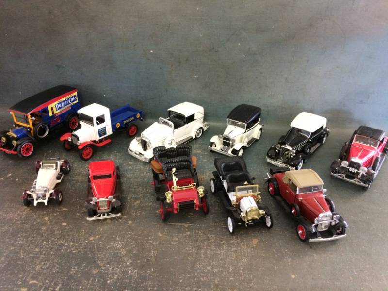 metal replica cars