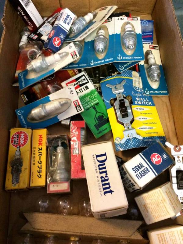lot 65 image: Assorted Spark Plugs and More